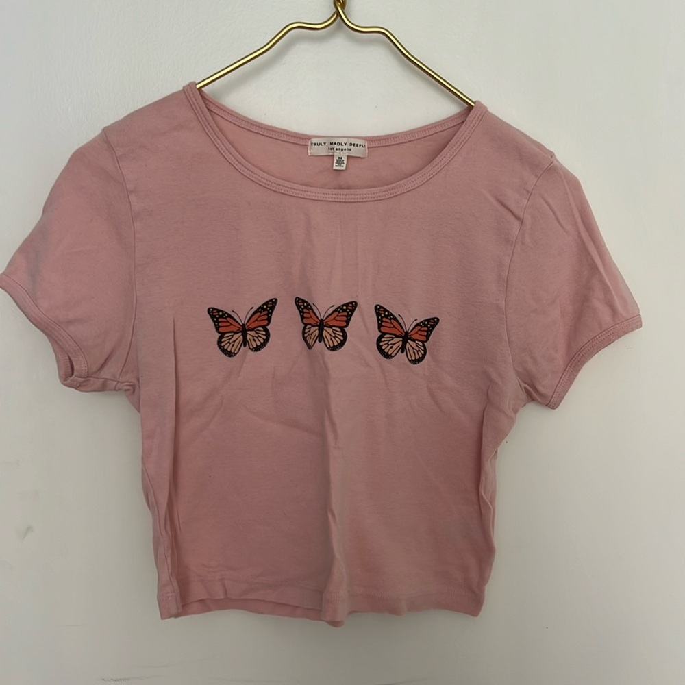 Truly Madly Deeply Pink Baby Tee